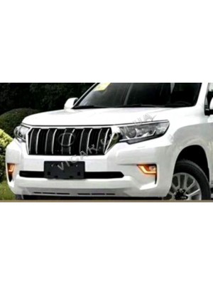 Крышки противотуманок с LED Prado 150 (18+)